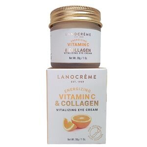 LanoCreme Energizing Vitamin C & Collagen Vitalizing Eye Cream 30g/1oz Exp 3/28‎